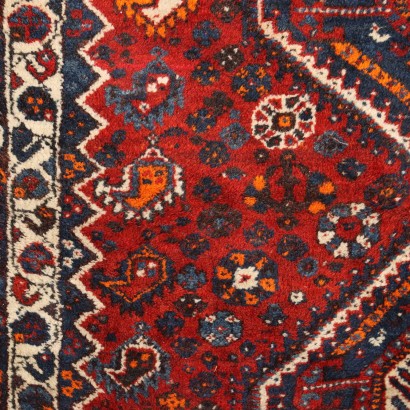 Tapis Vintage Asiatique 204x157 cm Laine Noeud Gros Fait à Main