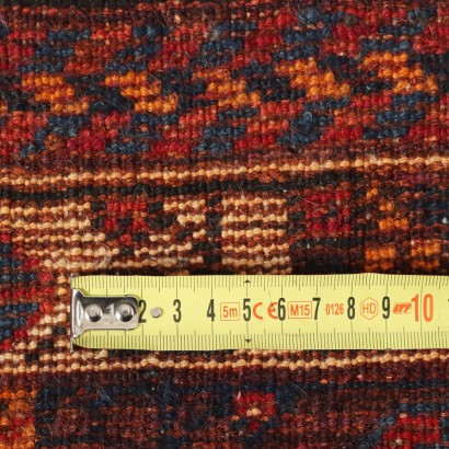 Tapis Vintage Asiatique 204x157 cm Laine Noeud Gros Fait à Main