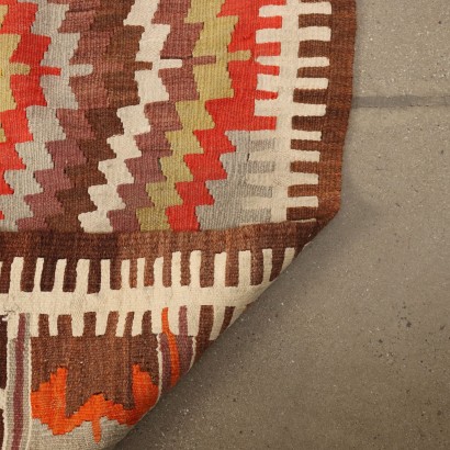 Tapis Vintage Kilim Turquie 260x155 cm Coton Noeud Fin Années 50