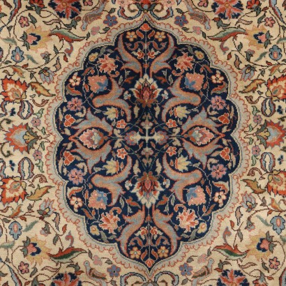Antiquitäten, Teppich, Antiquitätenteppich, antiker Teppich, antiker Teppich, neoklassizistischer Teppich, 900er Teppich, Tabriz-Teppich - Design - Indien