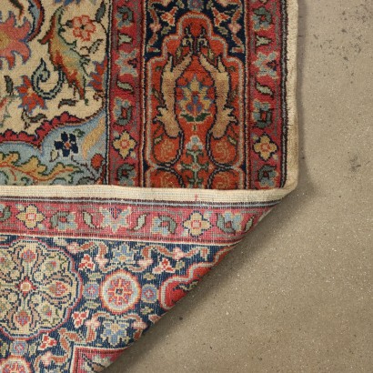 Antiquitäten, Teppich, Antiquitätenteppich, antiker Teppich, antiker Teppich, neoklassizistischer Teppich, 900er Teppich, Tabriz-Teppich - Design - Indien