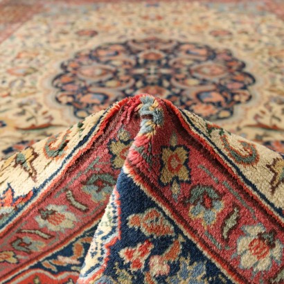 Antiquitäten, Teppich, Antiquitätenteppich, antiker Teppich, antiker Teppich, neoklassizistischer Teppich, 900er Teppich, Tabriz-Teppich - Design - Indien