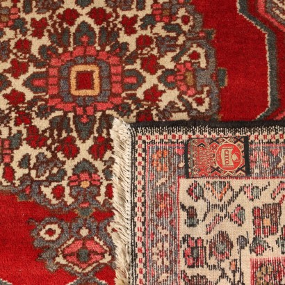 Vintage Malayer Teppich Iran 295x210 cm Baumwolle Wolle Großer Knoten
