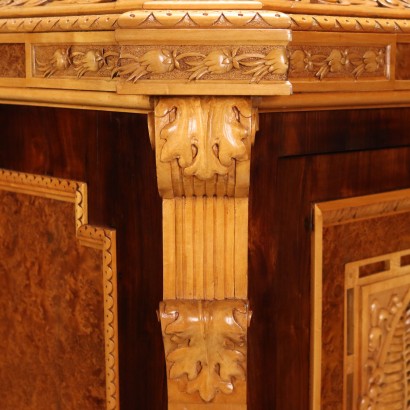 antiquariato, credenza, antiquariato credenza, credenza antica, credenza antica italiana, credenza di antiquariato, credenza neoclassica, credenza del 800,Credenza Liberty Pogliani
