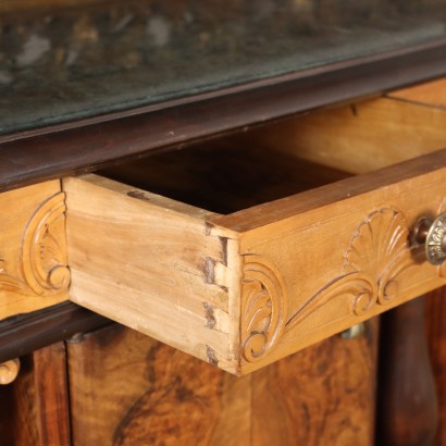 antiquariato, credenza, antiquariato credenza, credenza antica, credenza antica italiana, credenza di antiquariato, credenza neoclassica, credenza del 800,Credenza con Alzata in Stile Impero