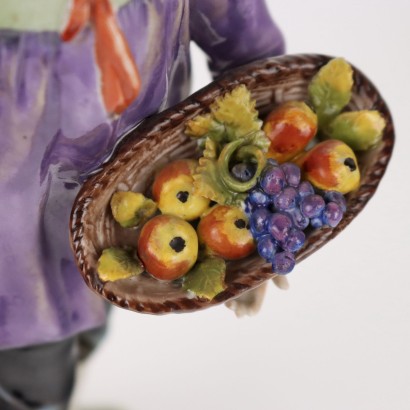 Paar Antike Porzellanfiguren Frankreich \'800 Antike Keramiken
