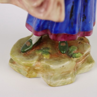 Paar Antike Porzellanfiguren Frankreich \'800 Antike Keramiken