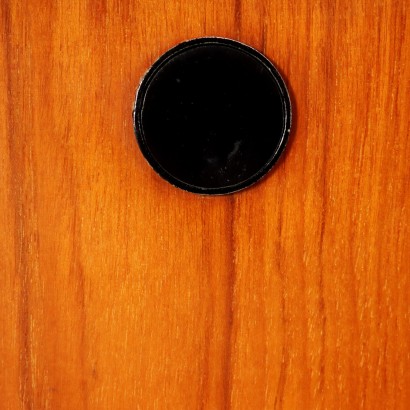 Armoire Vintage Italie Années 60 Abattant Porte Battante Plaqué