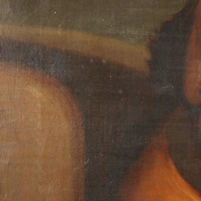Kunst, italienische Kunst, italienische Malerei des 20. Jahrhunderts, Malerei mit Hundeporträt, "Odin A Bloodhound" %2