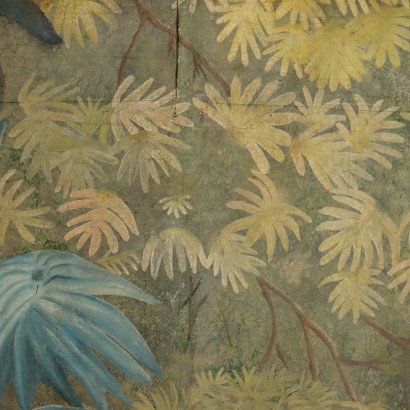 Kunst, italienische Kunst, italienische Malerei des 20. Jahrhunderts, großer Wandteppich mit Babirusa, großer Wandteppich mit Babirusa