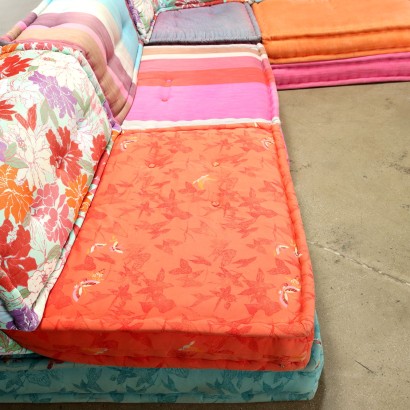 Canapé Vintage Modulable Mah Jong Roche Bobois Oreillers Rembourrés