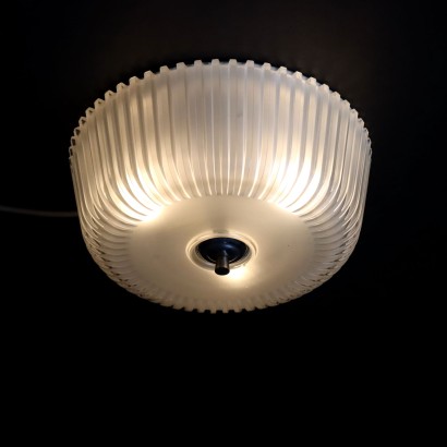 Lampe Vintage en Métal et Verre Vintage Eclairage