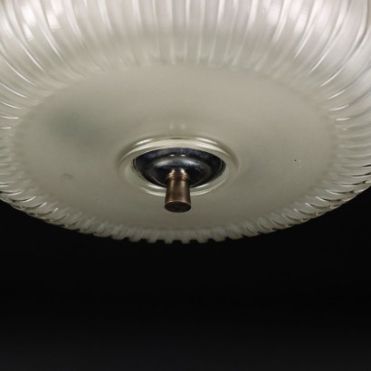 Lampe Vintage en Métal et Verre Vintage Eclairage