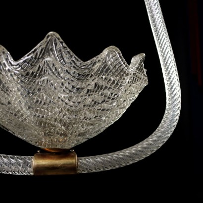 Ceiling Lamp Blown Glass Italy 1930s-1940s