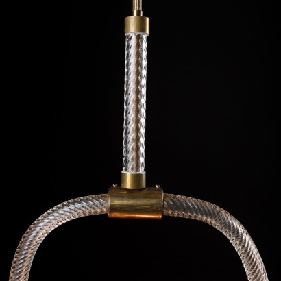 Ceiling Lamp Blown Glass Italy 1930s-1940s