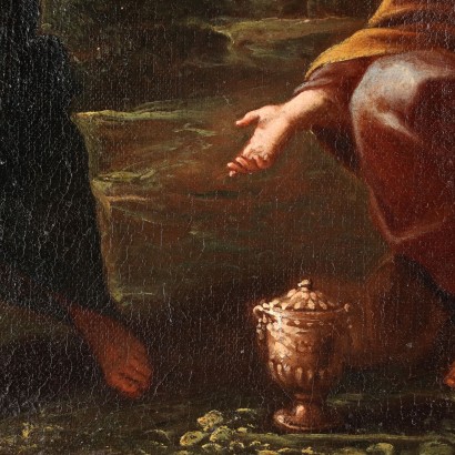 arte, arte italiana, pittura antica italiana,Dipinto Gesù e la Maddalena,Gesù e la Maddalena (Noli me Tang
