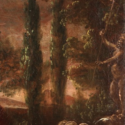 arte, arte italiana, pittura antica italiana,Dipinto Gesù e la Maddalena,Gesù e la Maddalena (Noli me Tang