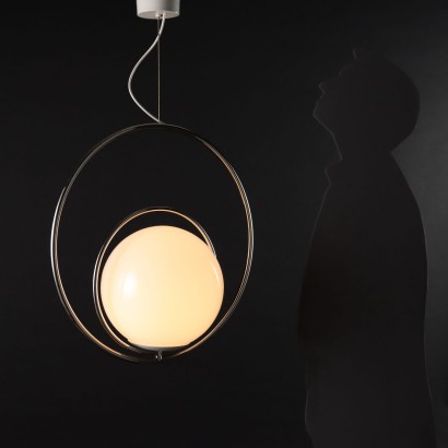 modernariato, modernariato di design, lampadario, lampadario modernariato, lampadario di modernariato, lampadario italiano, lampadario vintage, lampadario anni '60, lampadario design anni 60,Lampada Anni 60-70