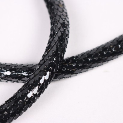 Cintura Vintage Nera con Chiusura con