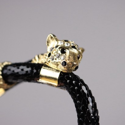 Cintura Vintage Nera con Chiusura con