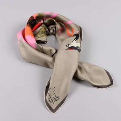 vintage, abbigliamento vintage, vintage milano, vintage online, abiti vintage milano, moda vintage, foulard vintage, foulard,Maggie Rouff Foulard Vintage