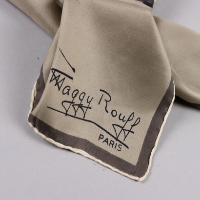 vintage, abbigliamento vintage, vintage milano, vintage online, abiti vintage milano, moda vintage, foulard vintage, foulard,Maggie Rouff Foulard Vintage
