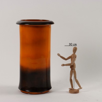 Vintage Umbrella Stand Ceramic Ernestine Salerno Italy 1970s