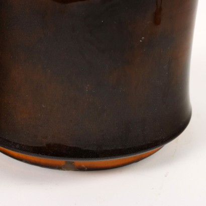 Vintage Umbrella Stand Ceramic Ernestine Salerno Italy 1970s