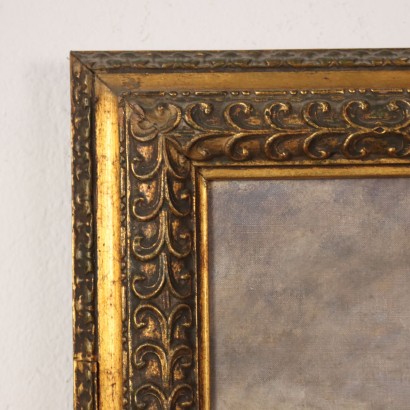 arte, arte italiana, pittura novecento italiana,Dipinto con Paesaggio Collinare