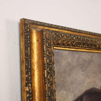 arte, arte italiana, pittura novecento italiana,Dipinto con Paesaggio Collinare