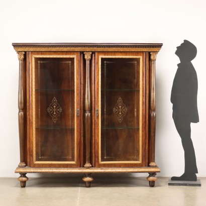 Doppia Vetrina in Stile Impero