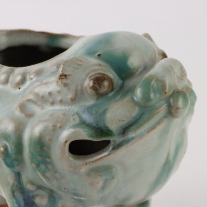 Figura in Ceramica Smaltata Cinese