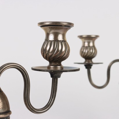 Coppia di Candelabri in Argento Romeo