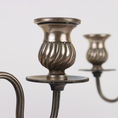 Coppia di Candelabri in Argento Romeo