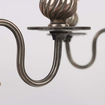 Coppia di Candelabri in Argento Romeo
