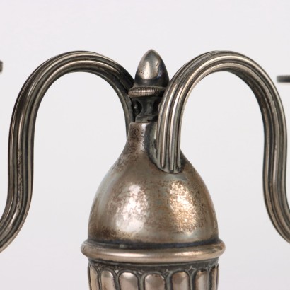 Coppia di Candelabri in Argento Romeo