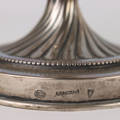 Coppia di Candelabri in Argento Romeo
