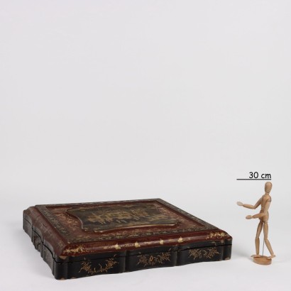 Box in Lacquered and Painted Wood