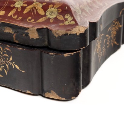 Box in Lacquered and Painted Wood