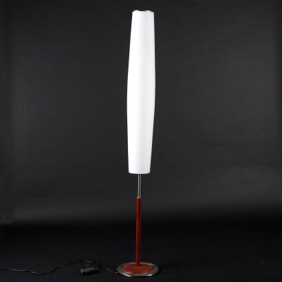 Design Lampe Panona Belloni 1990er Jahre Satiniert Metall Massives Hol
