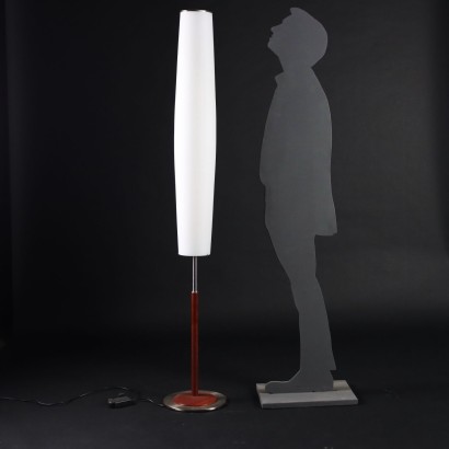 Floor Lamp Penta Panona Glass Wood Italy 1990s