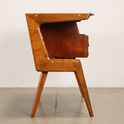 Vintage Writing Desk Poplar Italy 1950s