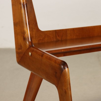 Vintage Writing Desk Poplar Italy 1950s