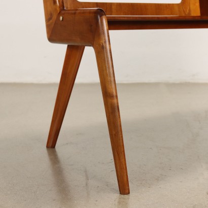Vintage Writing Desk Poplar Italy 1950s