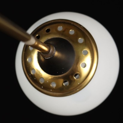 Vintage Ceiling Lamp Brass Italy 1960s