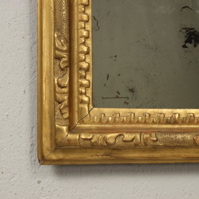 antiques, mirror, mirror antiques, antique mirror, antique Italian mirror, antique mirror, neoclassical mirror, 19th century mirror - antiques, frame, antique frame, antique frame, antique Italian frame, antique frame, neoclassical frame, 19th century frame, Engraved Veneto Mirror, Golden mirror