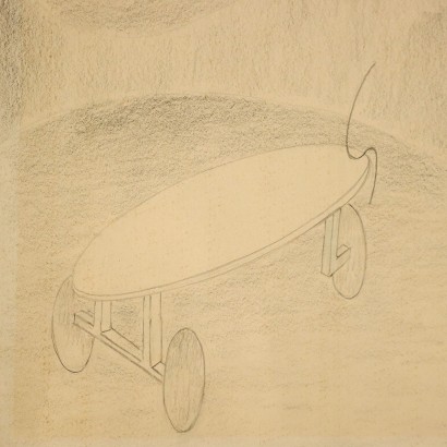 Disegno su carta di Fausto Melotti 198,Senza titolo,Fausto Melotti,Fausto Melotti,Fausto Melotti,Fausto Melotti,Fausto Melotti,Fausto Melotti