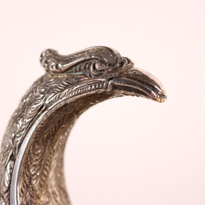salsiera in argento XIX secolo ,Salsiera in Argento Pampaloni Firenze