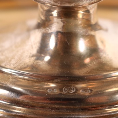 salsiera in argento XIX secolo ,Salsiera in Argento Pampaloni Firenze