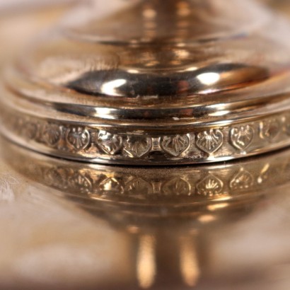 salsiera in argento XIX secolo ,Salsiera in Argento Pampaloni Firenze